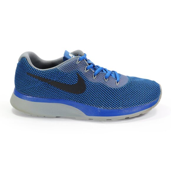 Nike Men's Tanjun Racer Running Shoe Blue Low Top Mesh Athletic Sneaker Sz 10.5 - Picture 3 of 8